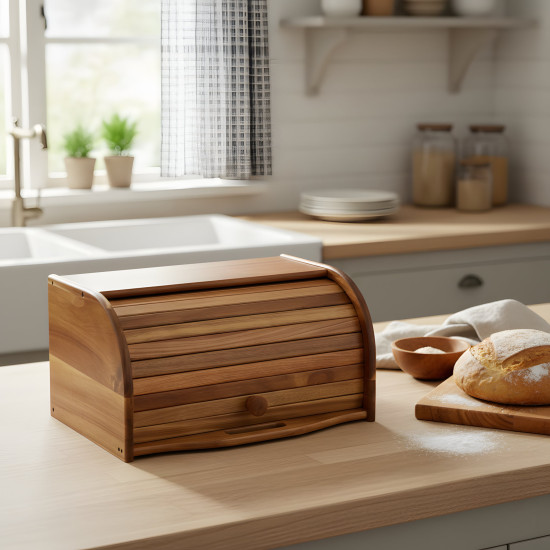 Wooden Bread Box